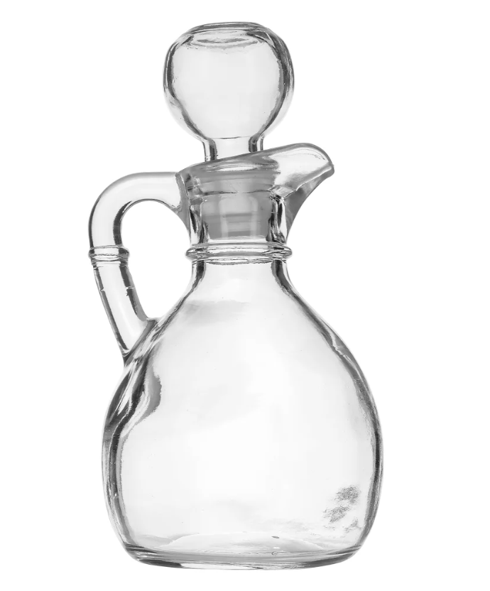 Libbey 75305 6 oz Cruet w/ Stopper - Glass, Clear