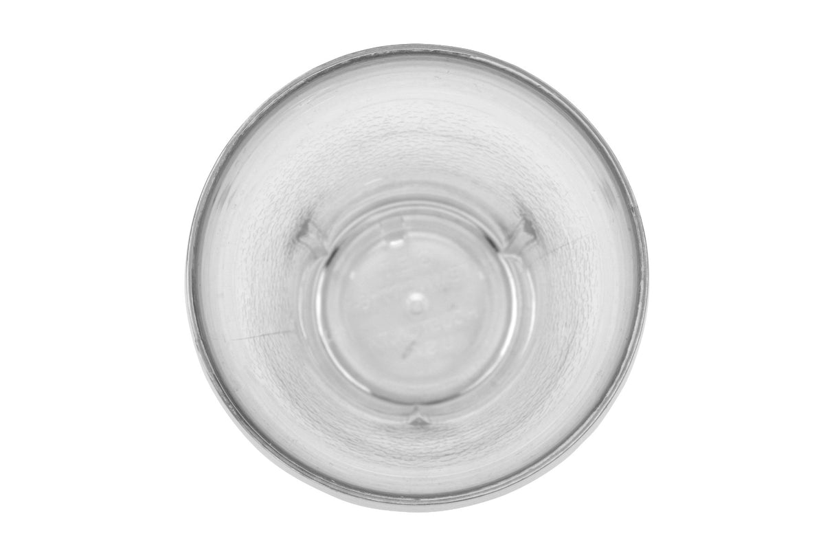 GET 7716-1-CL SAN Plastic Stackable Pebbled Textured Bell Soda Tumbler 16 oz. - Clear - 72/Case