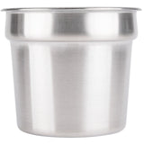 Vollrath 78184 Stainless Steel Vegetable Inset 7-1/4 qt.