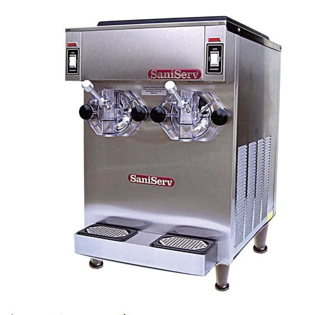 Saniserv 791 Margarita Machine - Double, Countertop, 256 Servings/hr., Air Cooled, 208/230v/3ph