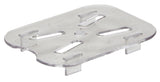 Cambro 80CWD135 Camwear Food Pan Drain Shelf - 1/8 Size - Clear - 6/Case