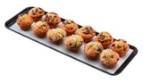 Cambro 826MT110 Fiberglass Rectangular Market Display Tray 8-1/4" x 25-1/2" x 3/4"H - Black - 12/Case