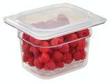 Cambro 44CW135 Food Pan 1/4 Size 4" Deep Clear