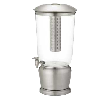 TableCraft 85 5 gal Beverage Dispenser w/ Infuser & Ice Tube - Stainless Base