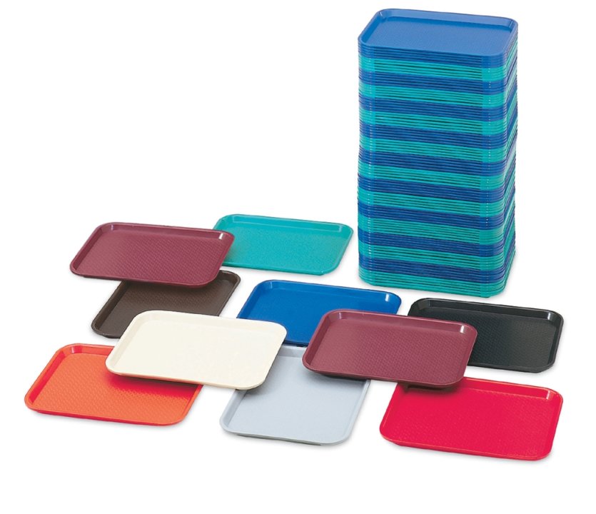 Vollrath 86107 Fast Food Tray 10" x 14" - Royal Blue