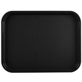 Vollrath 86108 Fast Food Tray 10" x 14" - Black