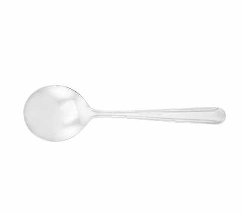 Walco WL8712 Dominion 18/0 Stainless Steel Heavy Weight Bouillon Spoon 5-15/16" - 24/Box