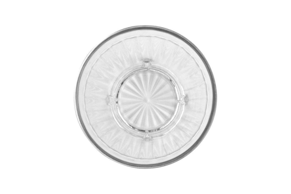 GET 8820-1-CL Spektrum SAN Plastic Stackable Fluted Tumbler 20 oz. - Clear - 24/Case