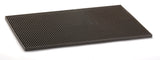 TableCraft 1218BK Rubber Bar Mat 12" x 18" - Black