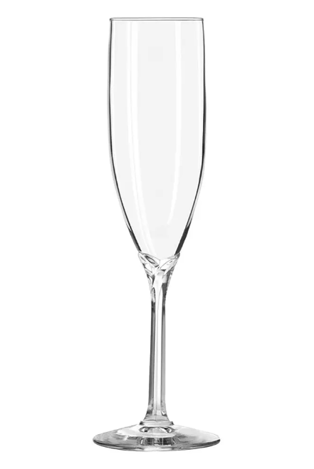 Libbey 8995 6 oz Domaine Flute Glass - Safedge Rim Guarantee