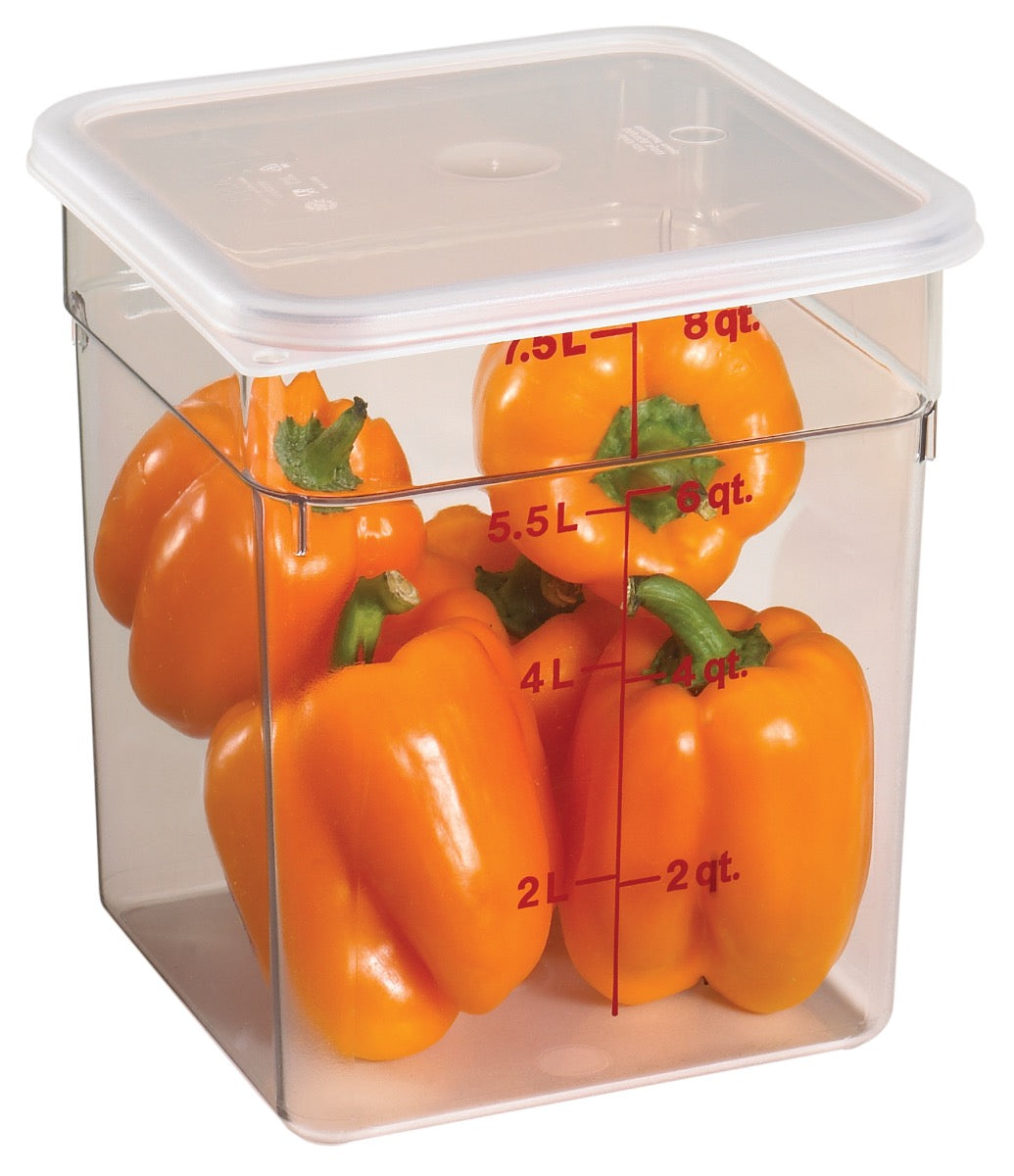 Cambro 8SFSCW135 Food Storage Container, Square, Camwear 8 qt.