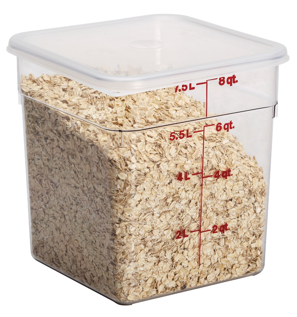 Cambro 8SFSCW135 Food Storage Container, Square, Camwear 8 qt.