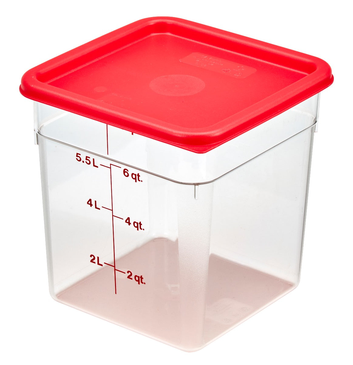 Cambro 8SFSCW135 Food Storage Container, Square, Camwear 8 qt.