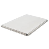 Vollrath 9001 Wear-Ever Heavy Duty Full Size 16 Gauge Wire in Rim Aluminum Bun / Sheet Pan 18" x 26"