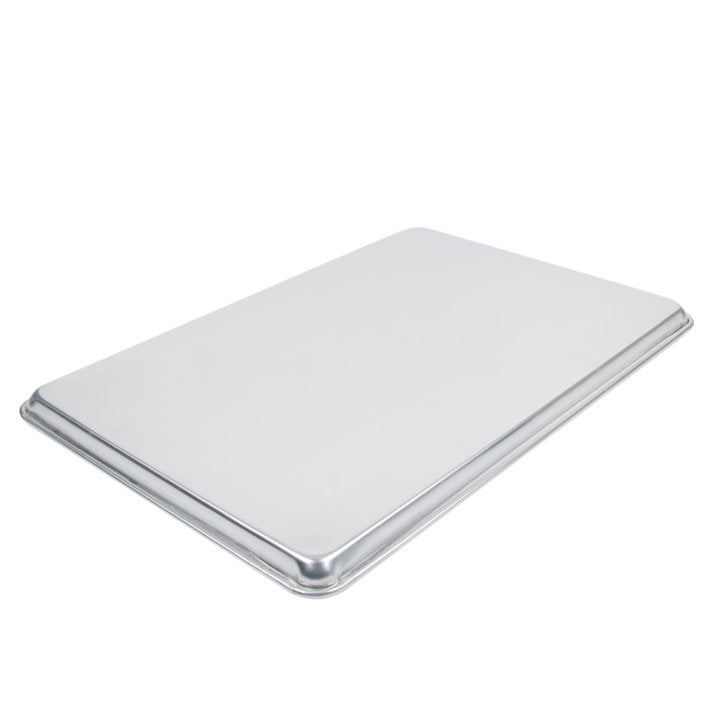 Vollrath 9003 Wear-Ever Heavy Duty Full Size 19 Gauge Wire in Rim Aluminum Bun / Sheet Pan 18" x 26"