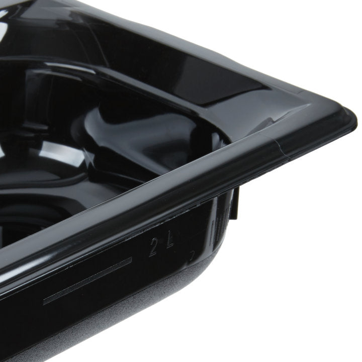 Vollrath 9052420 Super Pan High-Temp Plastic Food Pan 2-1/2" Deep - 1/2 Size Long - Black