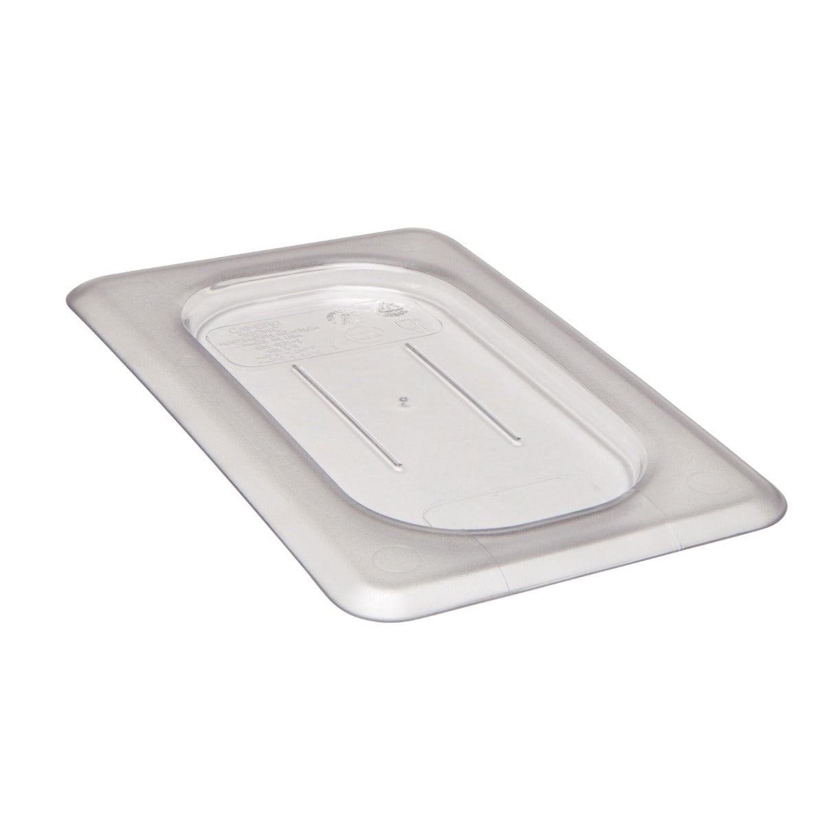 Cambro 90CWC135 Camwear Polycarbonate Food Pan Cover - 1/9 Size - Clear