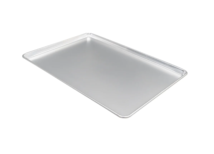 Vollrath 939002 1/1 Full Size Bun / Sheet Pan - 26" x 18" x 1", 18 gauge Aluminum, Natural Finish - 12/Case