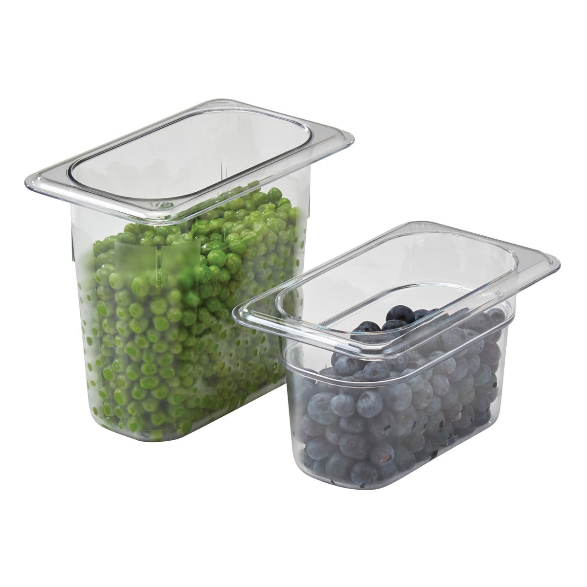 Cambro 94CW135 Camwear Polycarbonate Food Pan - 1/9 Size, 4" Deep - Clear