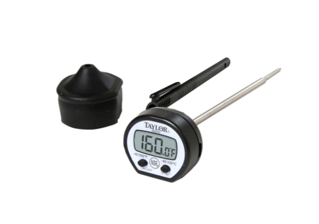 Taylor 9840RB Digital Pocket Thermometer w/ 5" Stem, -40 to 302 Degrees F
