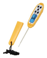 Taylor 9848EFDA Pen Style Waterproof Digital Probe Pocket Thermometer with LCD Display - Yellow - (-40 to 450 Deg. F)
