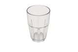 GET 9914-1-CL Bahama SAN Plastic Stackable Paneled Double Rock Tumbler 14 oz. - Clear - 24/Case