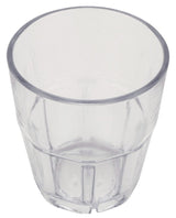 GET 9955-1-CL Bahama SAN Plastic Stackable Paneled Cooler Tumbler 5-1/2 oz. - Clear - 24/Case