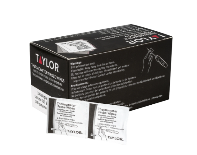 Taylor 9999N Probe Wipes, 70 Percent Isopropyl Alcohol - 10ea/Case