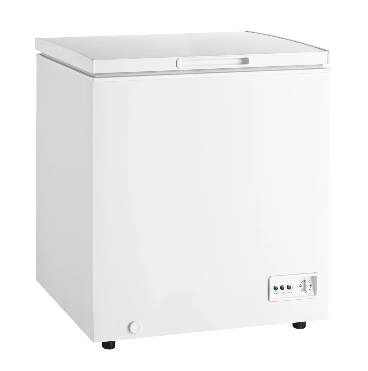 Adcraft BDCF-5 Black Diamond 1 Solid Hinged Lid/Door Chest Freezer with 1 Basket 30" - White - 5.4 cu. ft.