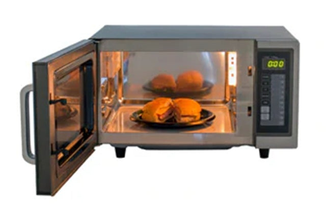 General GEW1000E Stainless Steel Medium Duty Commercial Microwave Oven with Digital Touch Pad Controls 20" - 1.0 cu. ft. - 120V, 1,000W