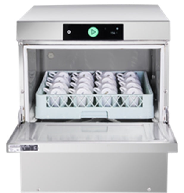 Hobart LXGNPR-2 Advansys Chemical Sanitizing Low Temp Undercounter Glasswasher with PuriRinse - 38 Racks/Hour Capacity - 120v