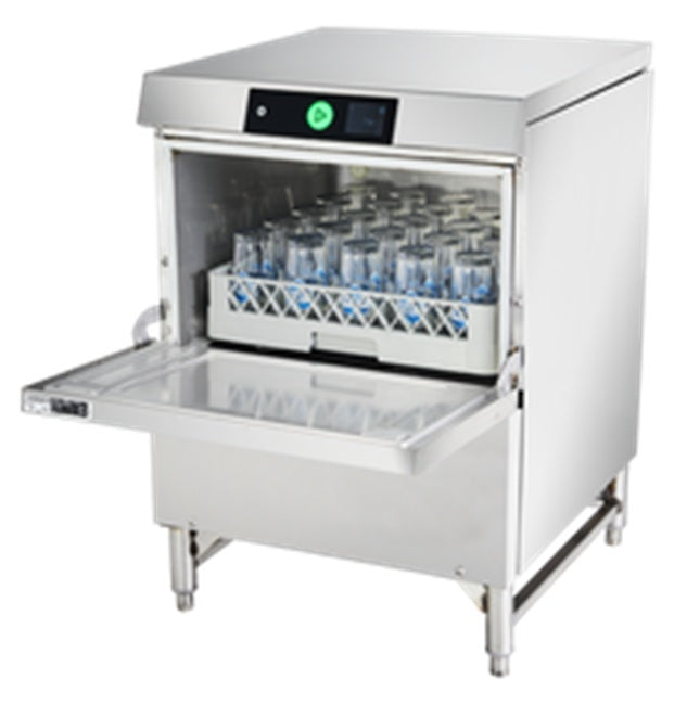 Hobart LXGNPR-2 Advansys Chemical Sanitizing Low Temp Undercounter Glasswasher with PuriRinse - 38 Racks/Hour Capacity - 120v