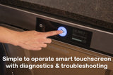 Hobart LXGNPR-2 Advansys Chemical Sanitizing Low Temp Undercounter Glasswasher with PuriRinse - 38 Racks/Hour Capacity - 120v