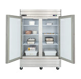 Maxx Cold MVF-49FDHC V-Series 2-Section 2 Solid Swing Door Freezer 54" - 42 cu. ft. - 115v