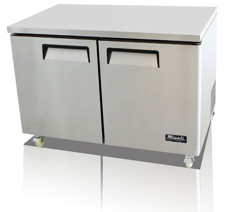 Migali C-U48R-HC Competitor Series 2 Solid Door Undercounter / Worktop Refrigerator 48" - 12 cu. ft.
