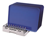 Cambro OETR314151 Camrack Full Size Open End Tray Rack - Soft Gray - For Trays 15" x 20" or Larger