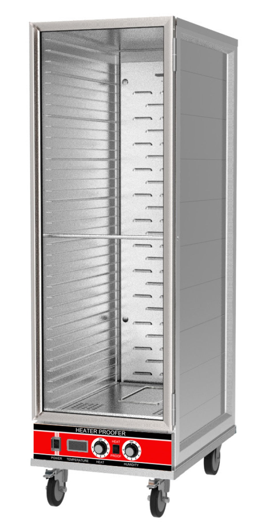 Adcraft PW36I Mobile Full Size Insulated Heated Proofing Cabinet 68"H - Holds up to (36) Full Size Sheet Pans - 120v