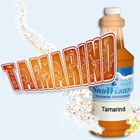 SnoWizard QTAM Snow Cone Syrup Flavor Concentrate 1 qt. - Tamarind