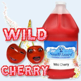 SnoWizard QWLCHE Snow Cone Syrup Flavor Concentrate 1 qt. - Wild Cherry