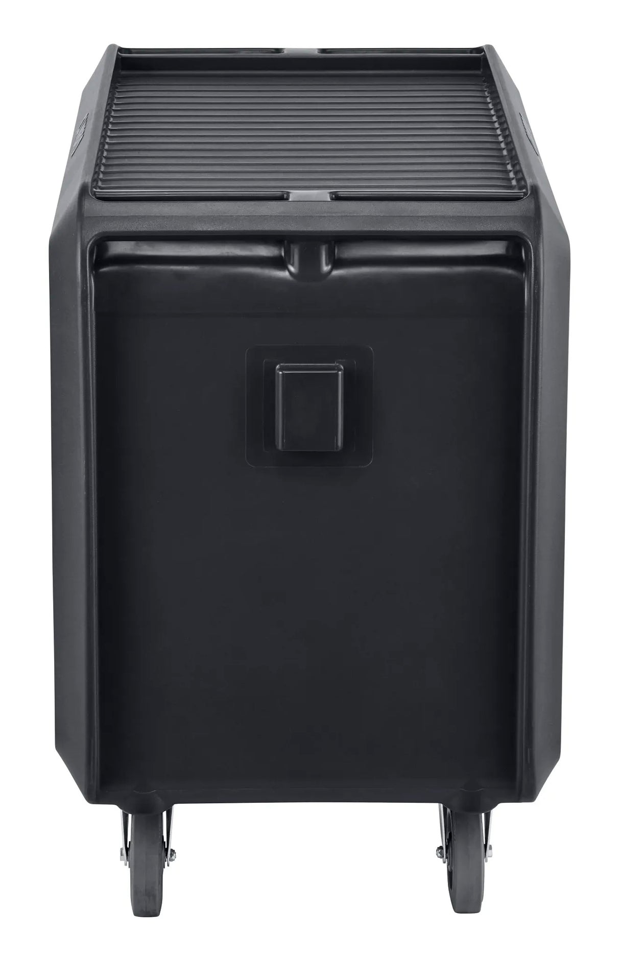 Cambro SC230110 Service Cart PRO Medium 3-Shelf Multi-Purpose Beverage / Service Cart with Ribbed Shelves 37-1/2" x 22" x 37-1/4"H - Black