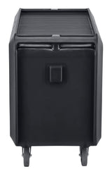 Cambro SC230110 Service Cart PRO Medium 3-Shelf Multi-Purpose Beverage / Service Cart with Ribbed Shelves 37-1/2" x 22" x 37-1/4"H - Black