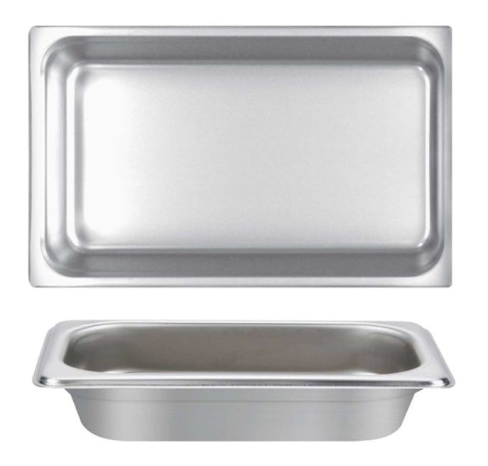 Thunder Group STPA4002 Anti-Jam Stainless Steel Steam Table Food Pan 2-1/2" Deep - 1/1 Full Size