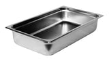 Thunder Group STPA4004 Anti-Jam Stainless Steel Steam Table Food Pan 4" Deep - 1/1 Full Size