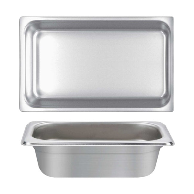 Thunder Group STPA4004 Anti-Jam Stainless Steel Steam Table Food Pan 4" Deep - 1/1 Full Size