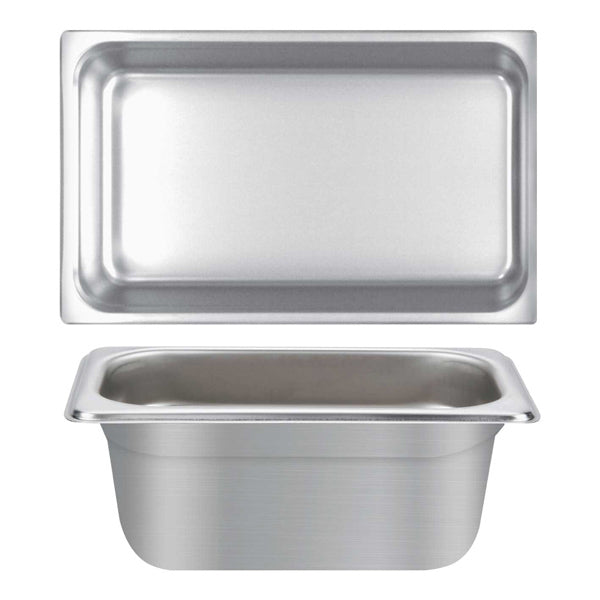 Thunder Group STPA4006 Anti-Jam Stainless Steel Steam Table Food Pan 6" Deep - 1/1 Full Size