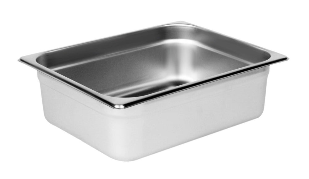 Thunder Group STPA4124 Anti-Jam Stainless Steel Steam Table Food Pan 4" Deep - 1/2 Size