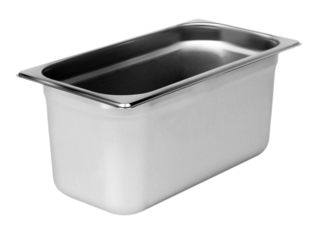 Thunder Group STPA4136 Anti-Jam Stainless Steel Steam Table Food Pan 6" Deep - 1/3 Size