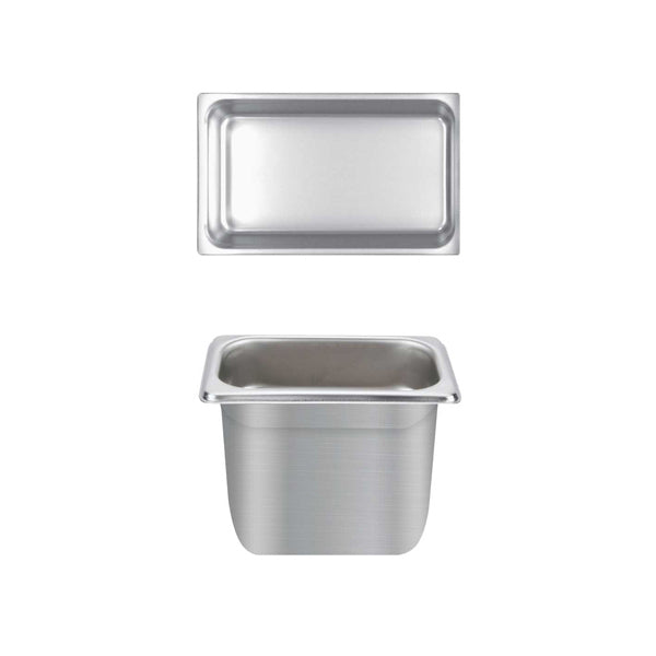 Thunder Group STPA4146 Anti-Jam Stainless Steel Steam Table Food Pan 6" Deep - 1/4 Size