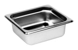 Thunder Group STPA4162 Anti-Jam Stainless Steel Steam Table Food Pan 2-1/2" Deep - 1/6 Size