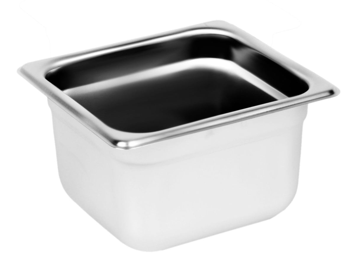 Thunder Group STPA4164 Anti-Jam Stainless Steel Steam Table Food Pan 4" Deep - 1/6 Size
